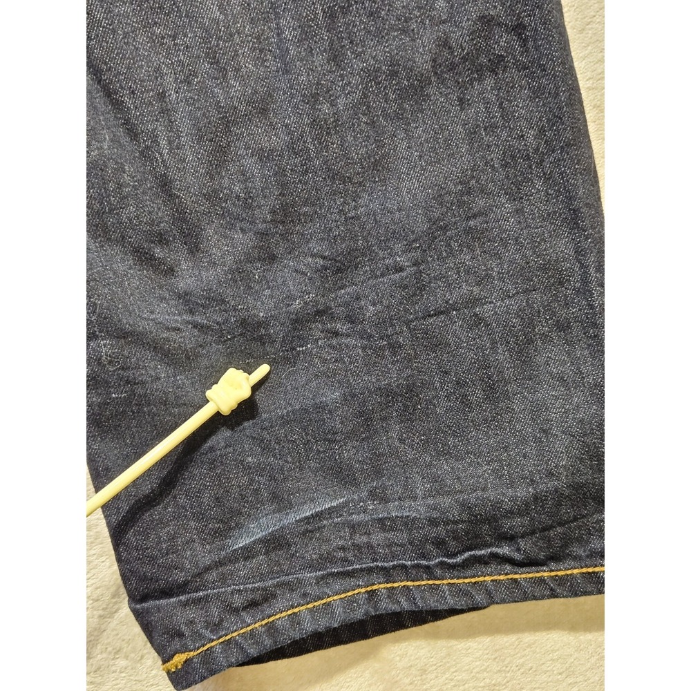Rocawear Jeans Mens 36 Regular Fit Dark Wash Y2K Hip Hop Denim Pants Flap Pocket - Picture 8 of 10